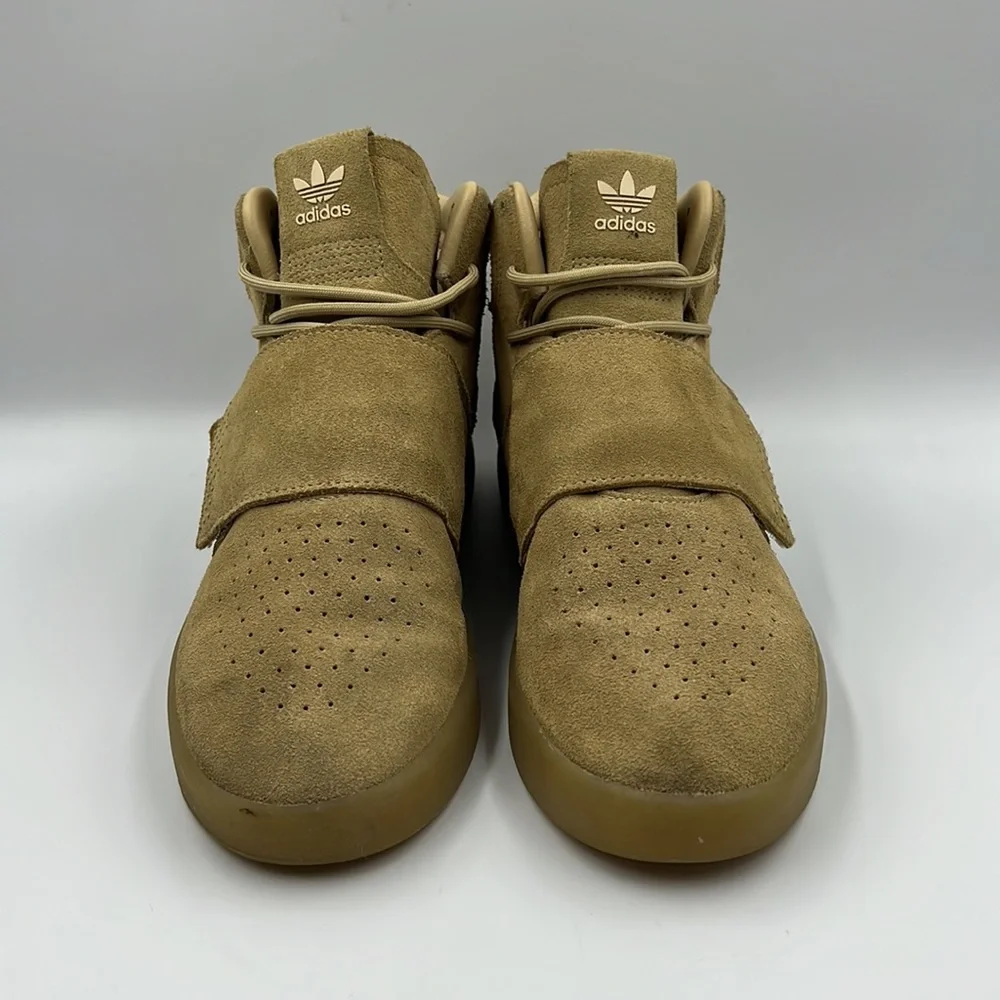 Adidas Tubular Invader Strap Suede Shoes Women’a‎ Sz 8.5